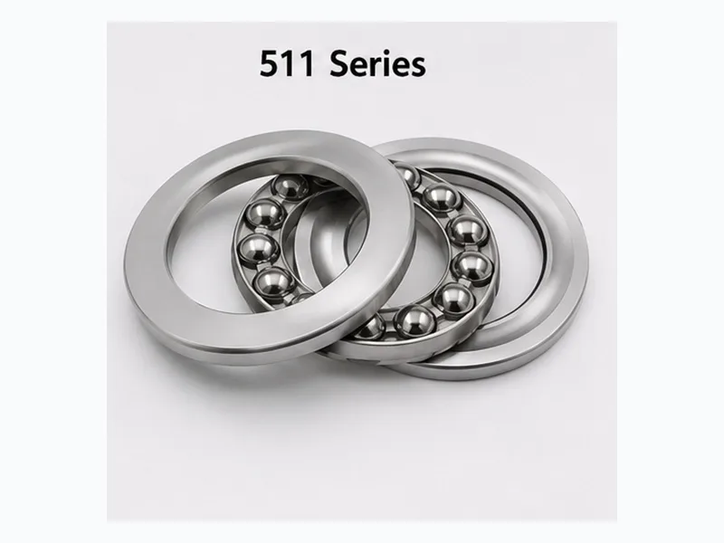 511 Series Single-Direction Thrust Ball Bearing by Luoyang Songju — Flat back-face, light section, ISO certified