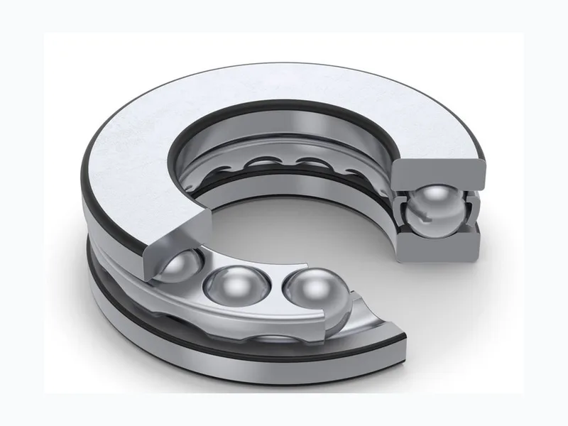Thrust Ball Bearing 511 Series — Luoyang Songju precision single-direction thrust ball bearing with separable shaft washer, housing washer, and ball-cage assembly